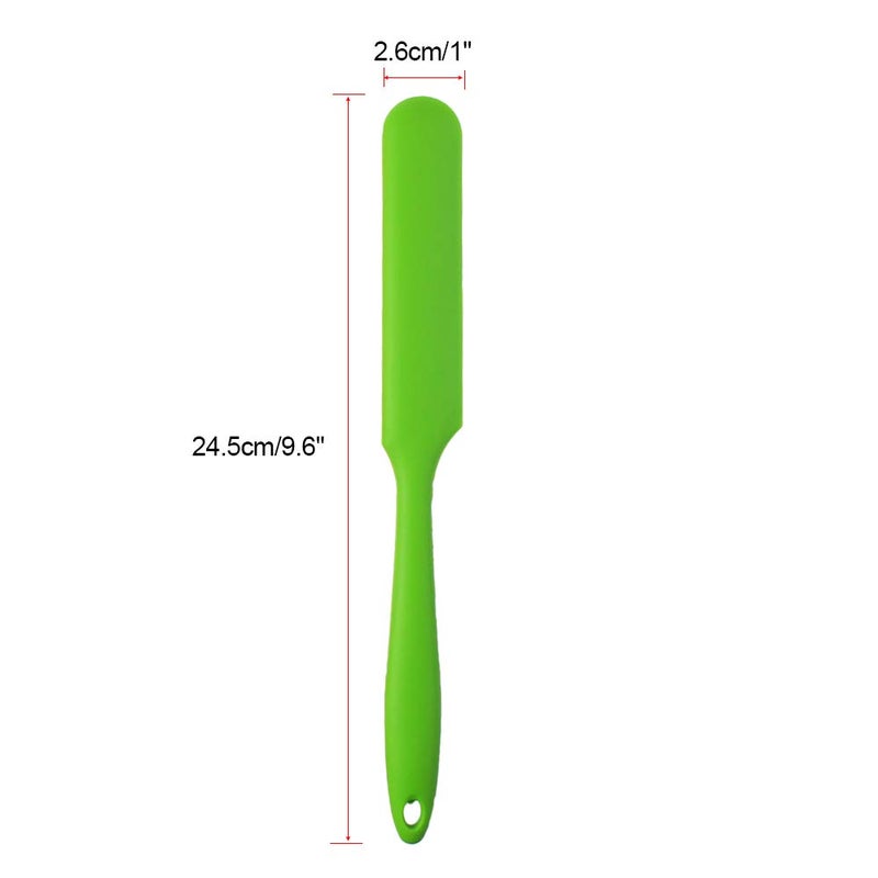 SUMERSHA 4pcs Silicone Spatula Set Heat Resistant Cake Cream Butter Spatulas Mixing Batter Scraper Non-Stick Flexible Baking Cooking Tool 4 Colors (multicolor) - Image 2